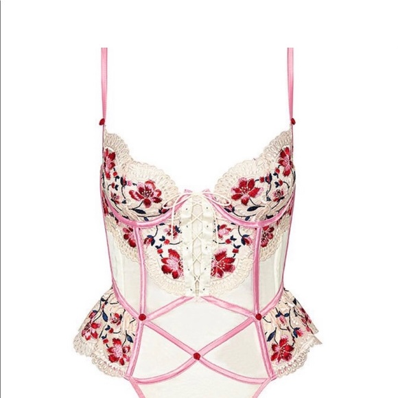 FOR LOVE & LEMONS Festival Rose Teddy - Picture 3 of 6